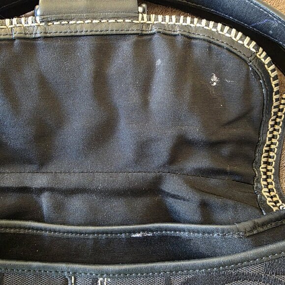 Coach 10484 Y2K Soho Black Signature Jacquard & Leather Studded Buckle Shoulder - Picture 6 of 16